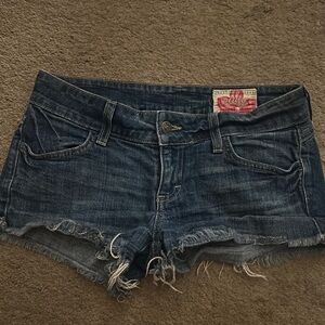 low waisted siwy jean shorts